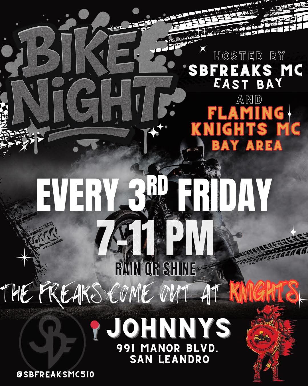 Ride photo for Bike Night San Leandro