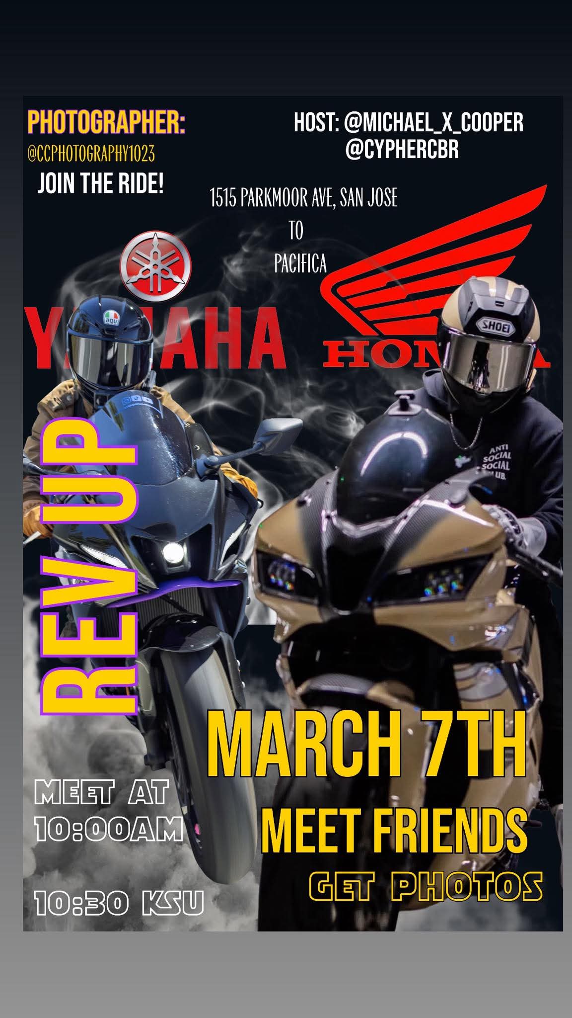 Ride photo for Cycle Gear San Jose